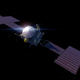 An illustration of the Psyche spacecraft.
